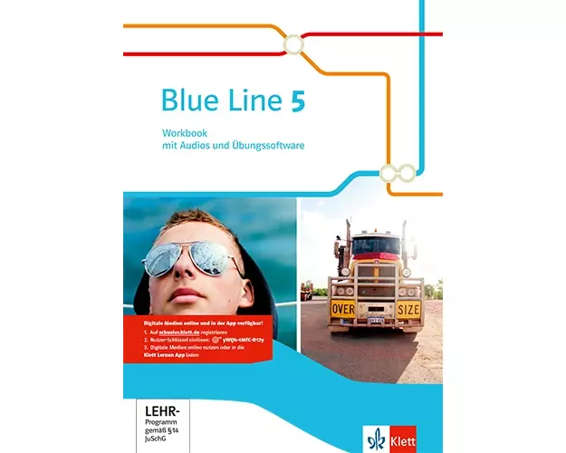Blue Line Workbook mit Audios und Übungssoftware 9. Schuljahr. Ausgabe 2014