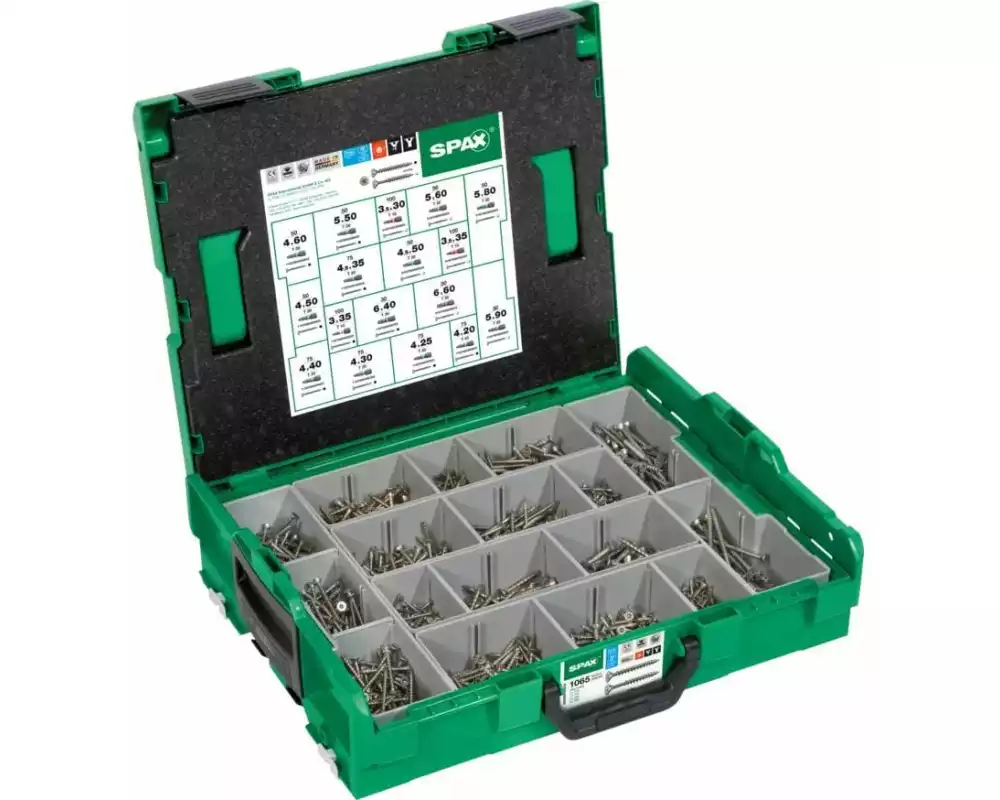 Spax Montagekoffer L-Boxx Kunststoff T-STAR A2 Gross
