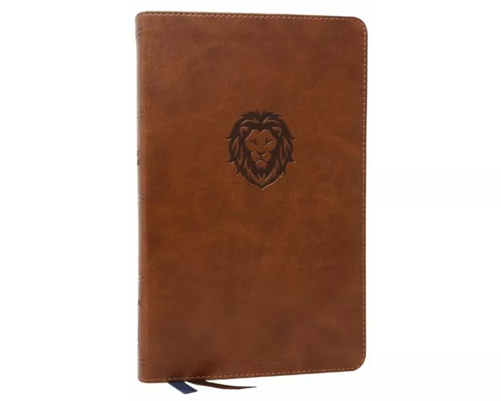 NKJV, Thinline Bible Youth Edition, Leathersoft, Brown, Red Letter, Comfort Print