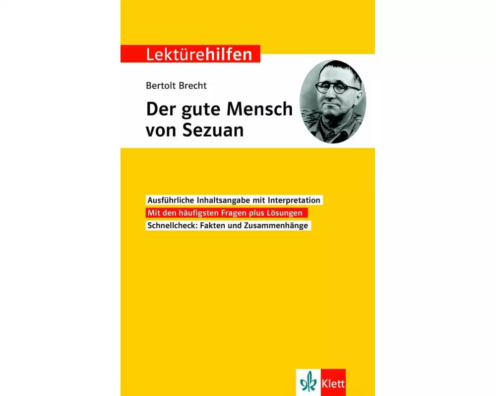 Lektürehilfen Bertolt Brecht "Der Gute Mensch von Sezuan"