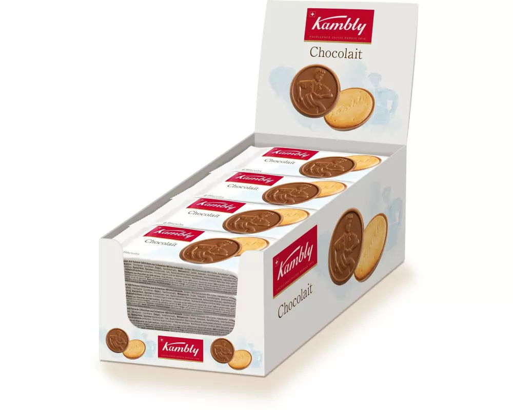 Kambly Guetzli Chocolait 16 x 37 g