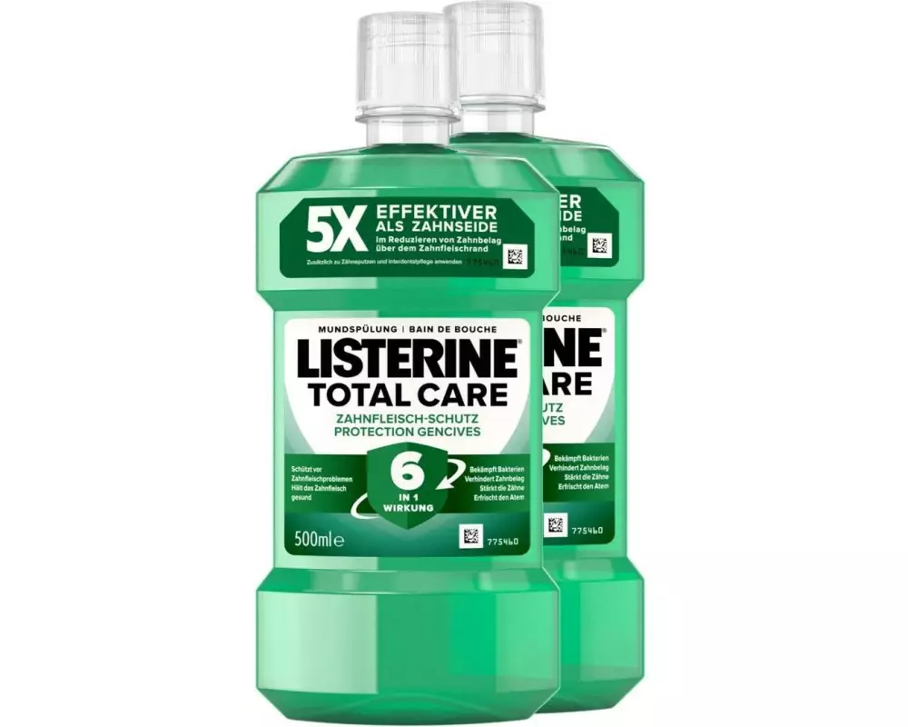 Listerine Mundspülung Total Care Zahnfleischschutz 2 x 500 ml