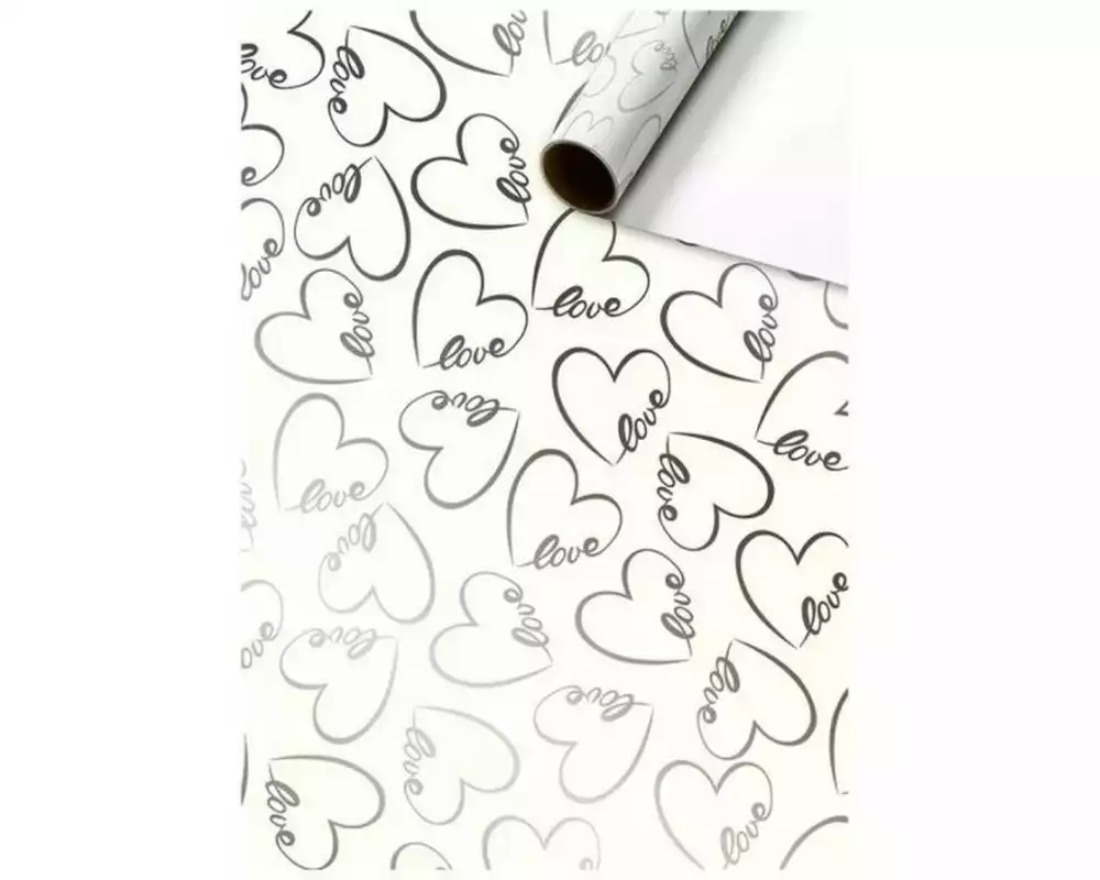 Stewo Geschenkpapier Dany Weiss, 70 x 200 cm