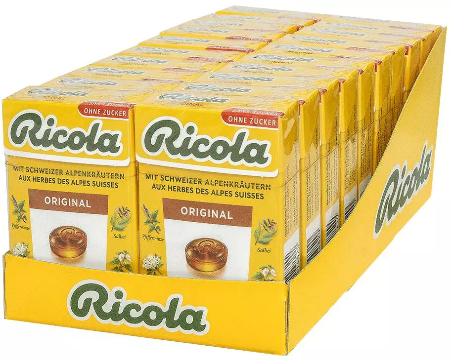 Ricola Bonbons Kräuter 20 x 50 g