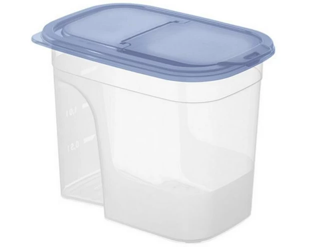 Rotho Vorratsdose Domino 0.75 l, Blau/Transparent