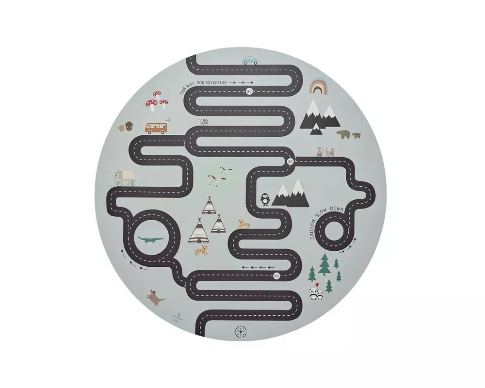 OYOY Spielteppich Adventure Ø 112 cm