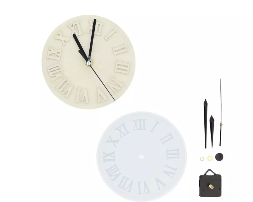 Jesmonite Giessform Uhr, Ø 15.5