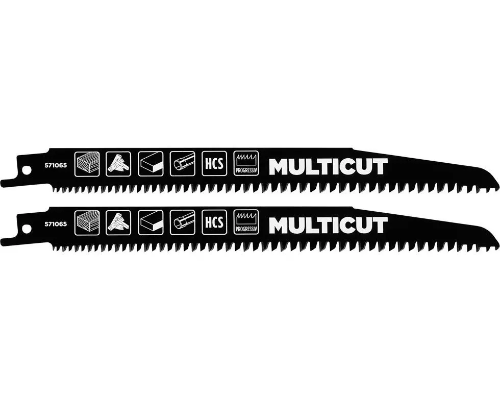 kwb Säbelsägeblätter-Set HCS Holz, kurve 2-tlg 203 mm