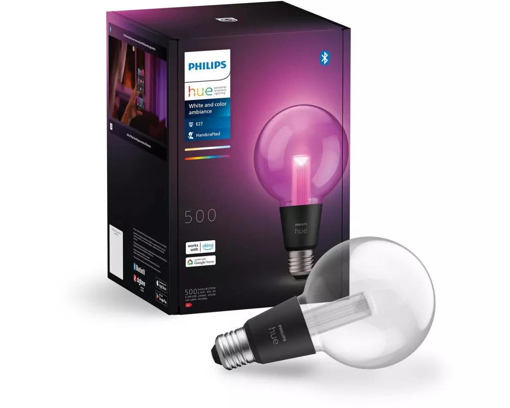 Philips Hue White & Color Ambiance Lightguide Globe 95 E27