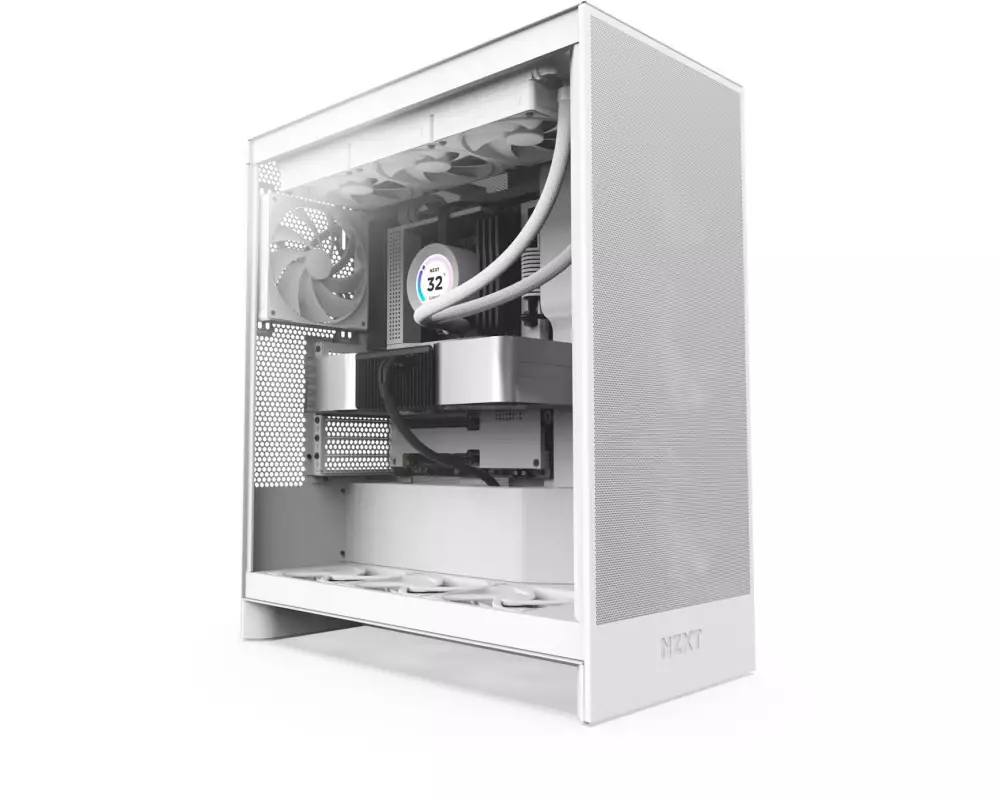 NZXT PC-Gehäuse H7 Flow Weiss