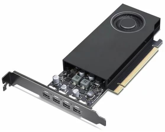 Lenovo NVIDIA RTX A400 4GB 4xmini-DP GDDR6 Graphics Card