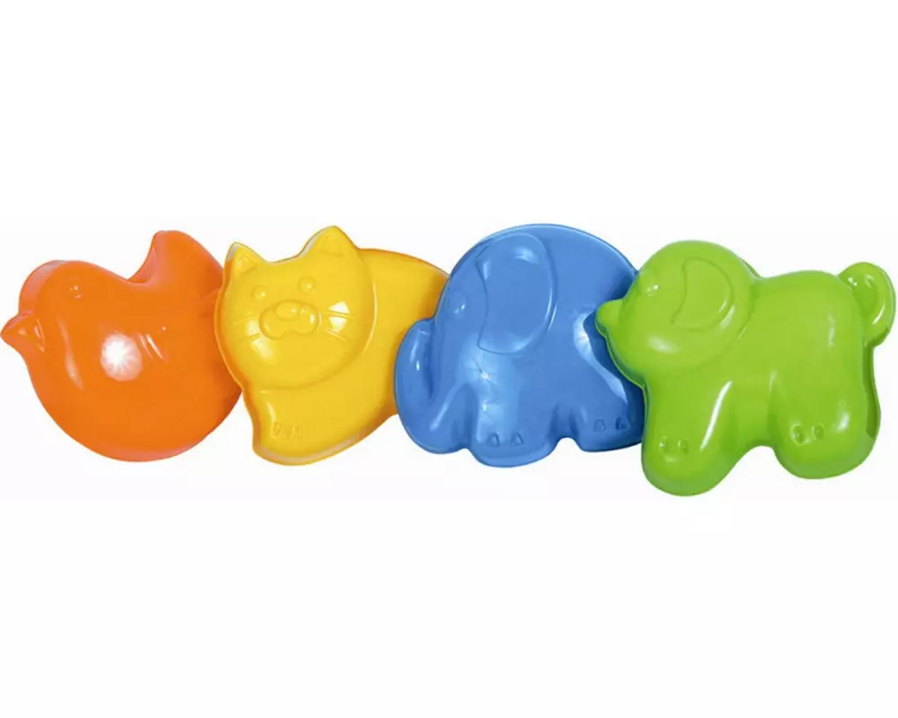 Gowi Sandformen Tiere 4 Stk. im Netz ca. 15 cm