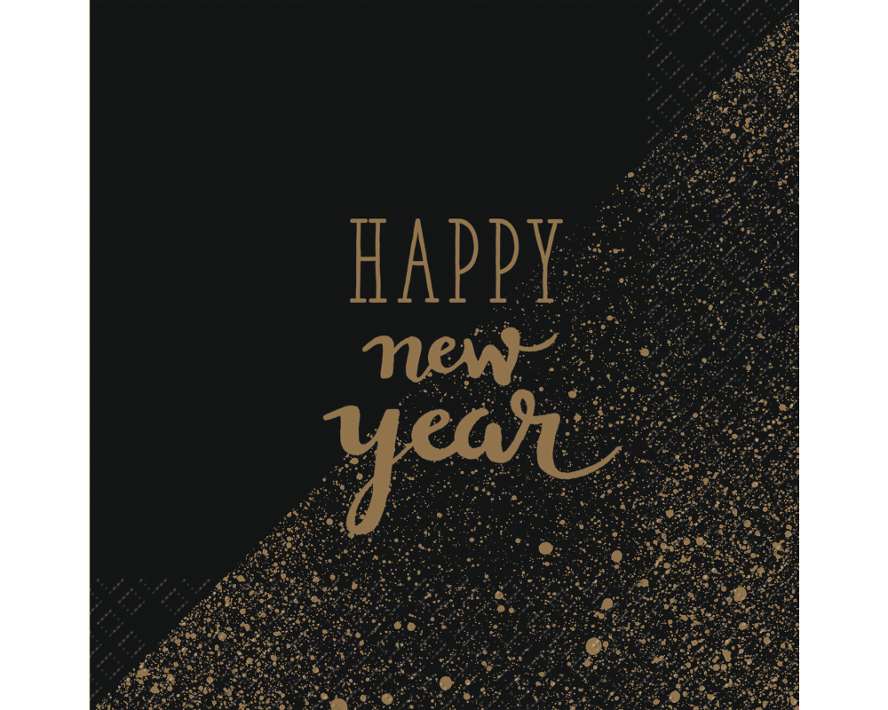 STEWO Serviette Nera 33x33cm 2572610170 schwarz 20 Stück