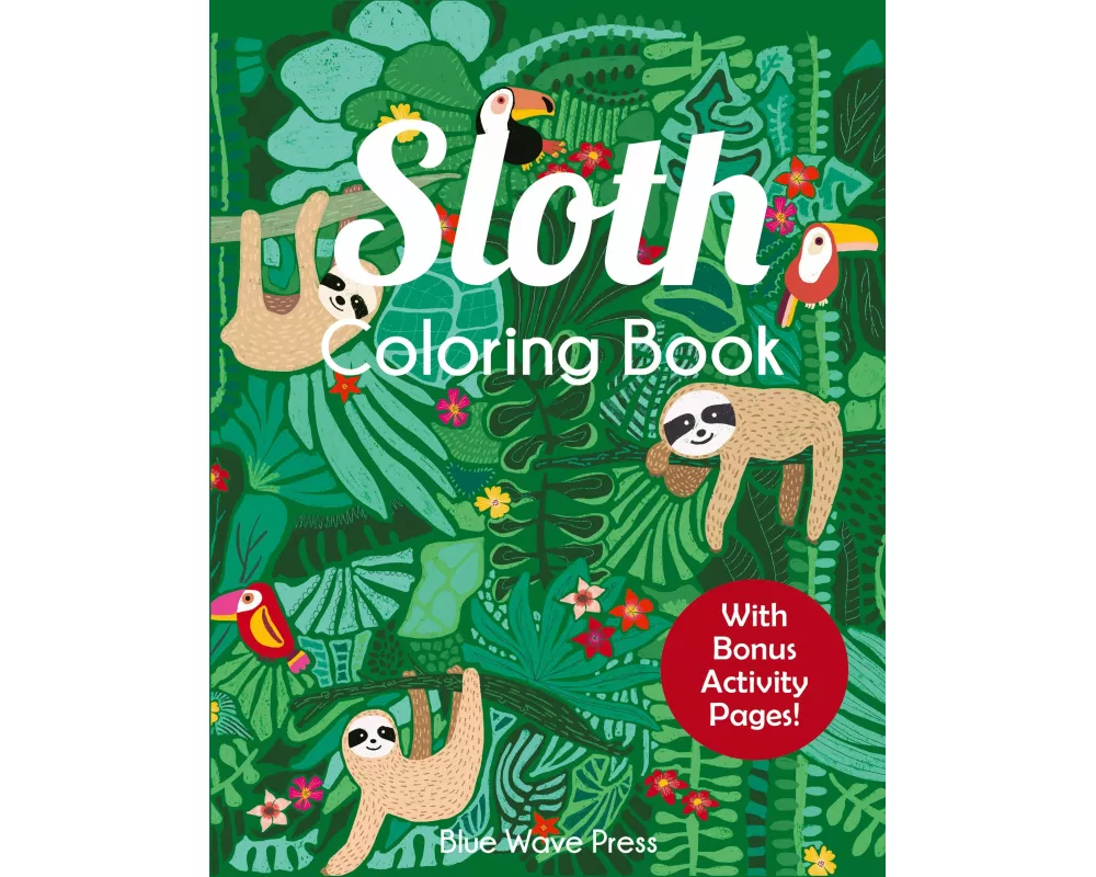 Sloth Coloring Book
