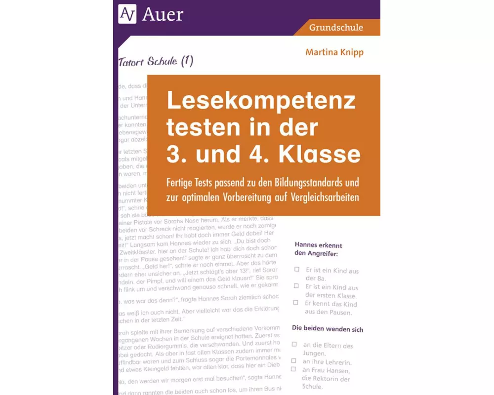 Lesekompetenz testen in der 3. und 4. Klasse