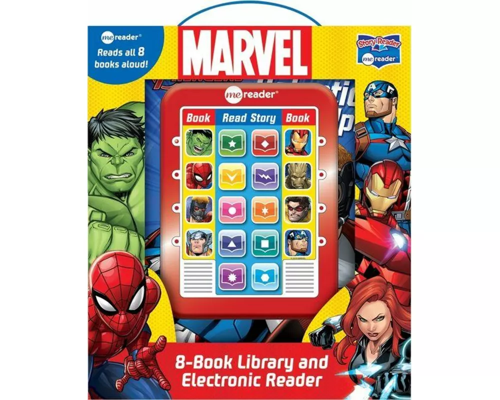 Marvel: Me Reader 8-Book Library and Electronic Reader Sound Book Set