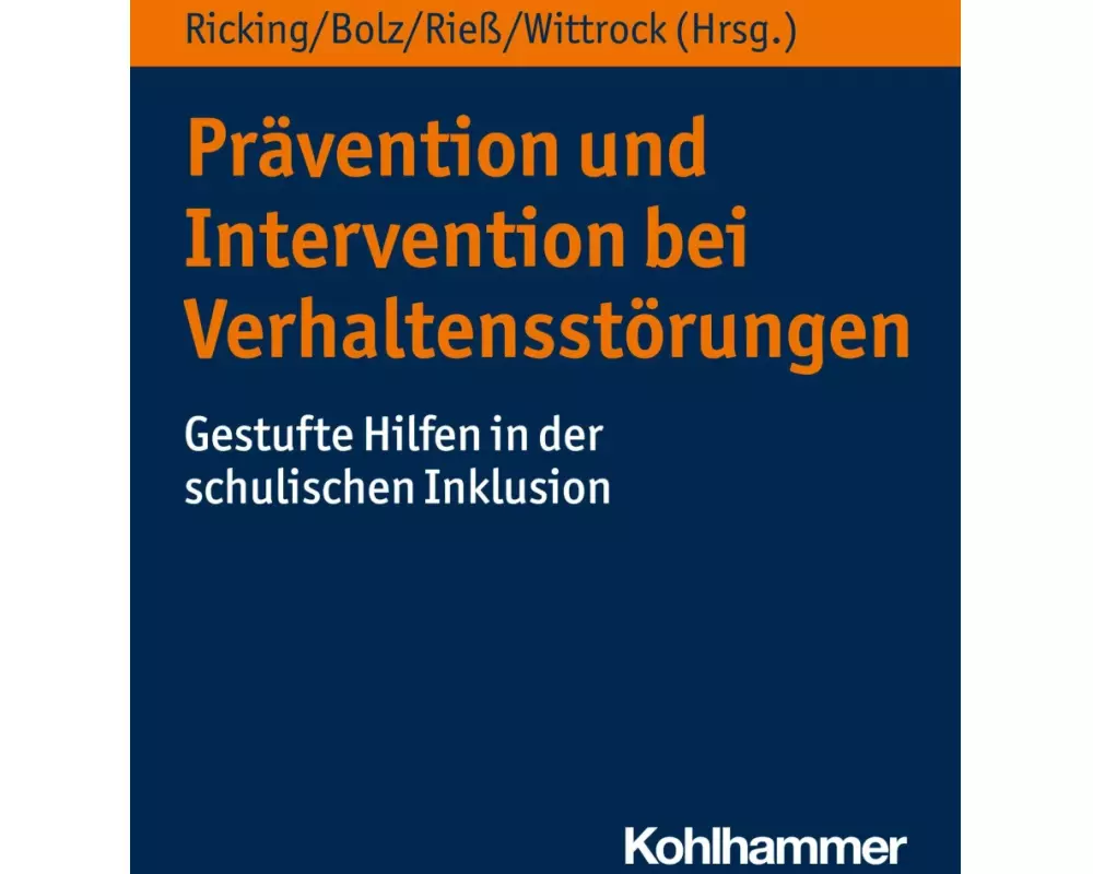 Prävention und Intervention bei Verhaltensstörungen