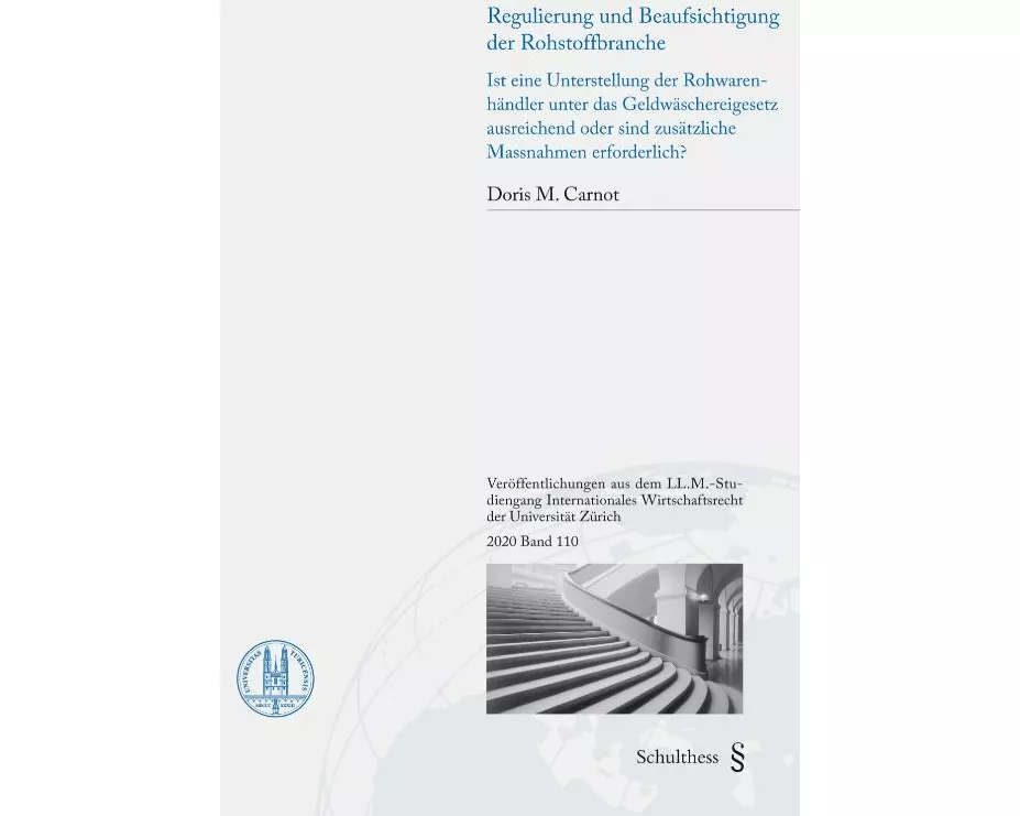 Regulierung und Beaufsichtigung der Rohstoffbranche