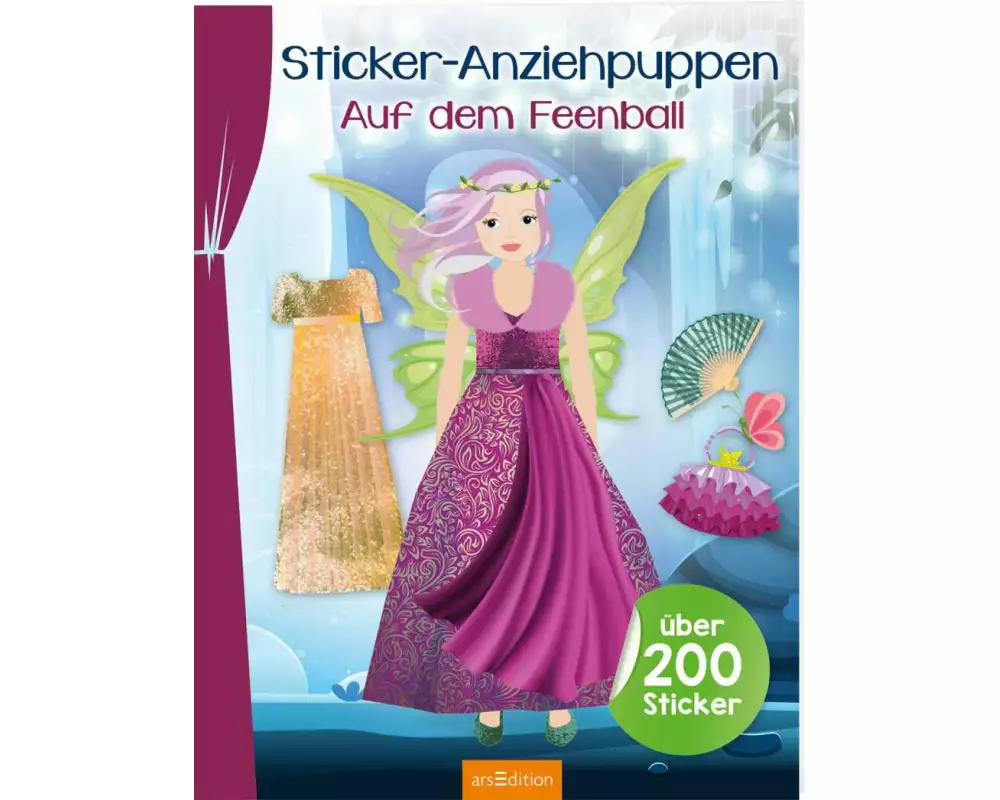 Sticker-Anziehpuppen – Auf dem Feenball