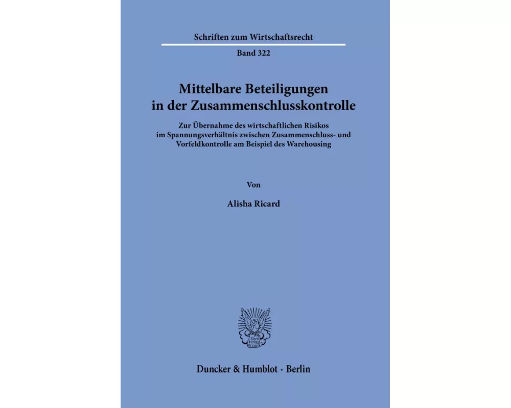 Mittelbare Beteiligungen in der Zusammenschlusskontrolle