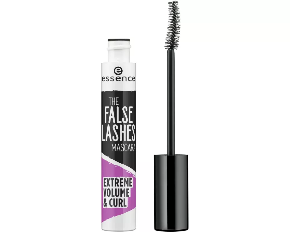 essence Mascara The False Lashes Extreme Volume & Curl 01 Schwarz