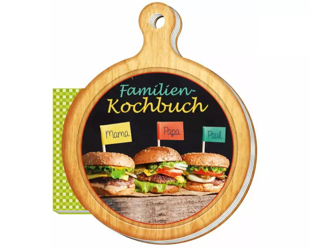 Rezeptbrettchen "Familien - Kochbuch"