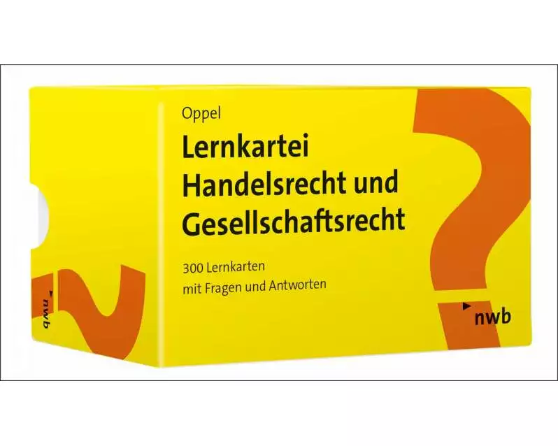 Lernkartei Handelsrecht und Gesellschaftsrecht