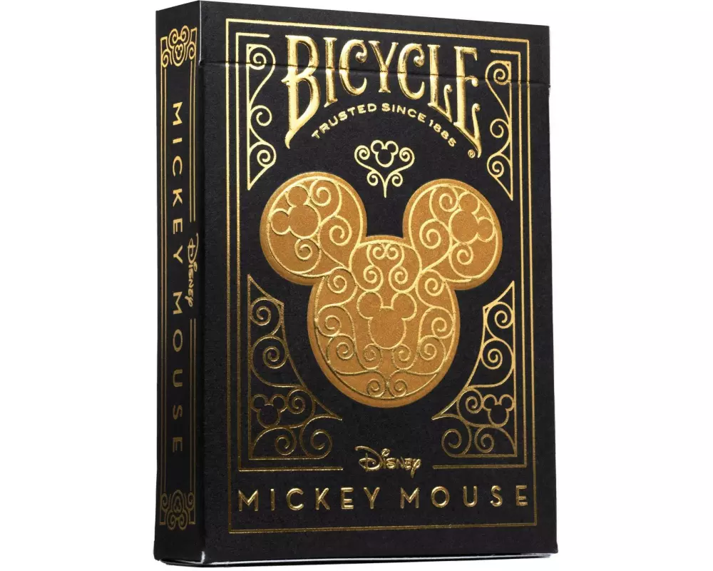 Bicycle Poker Disney 100 - Black & Gold Mickey