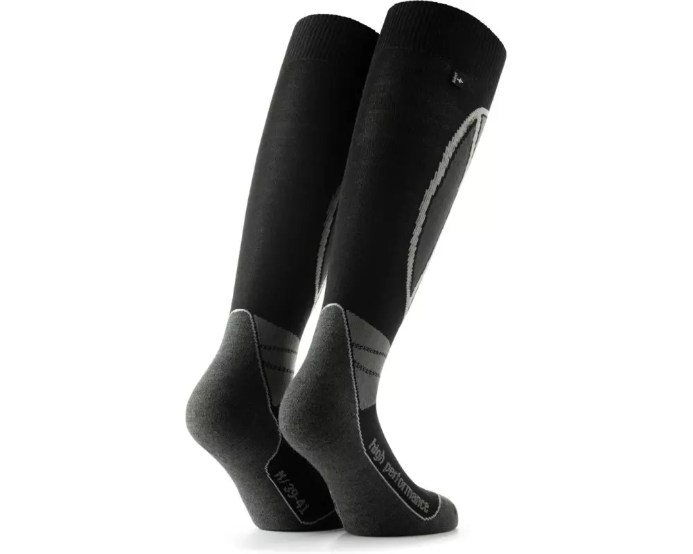 Rohner Socks High Performance L/R Socken Schwarz, Grösse 42-44
