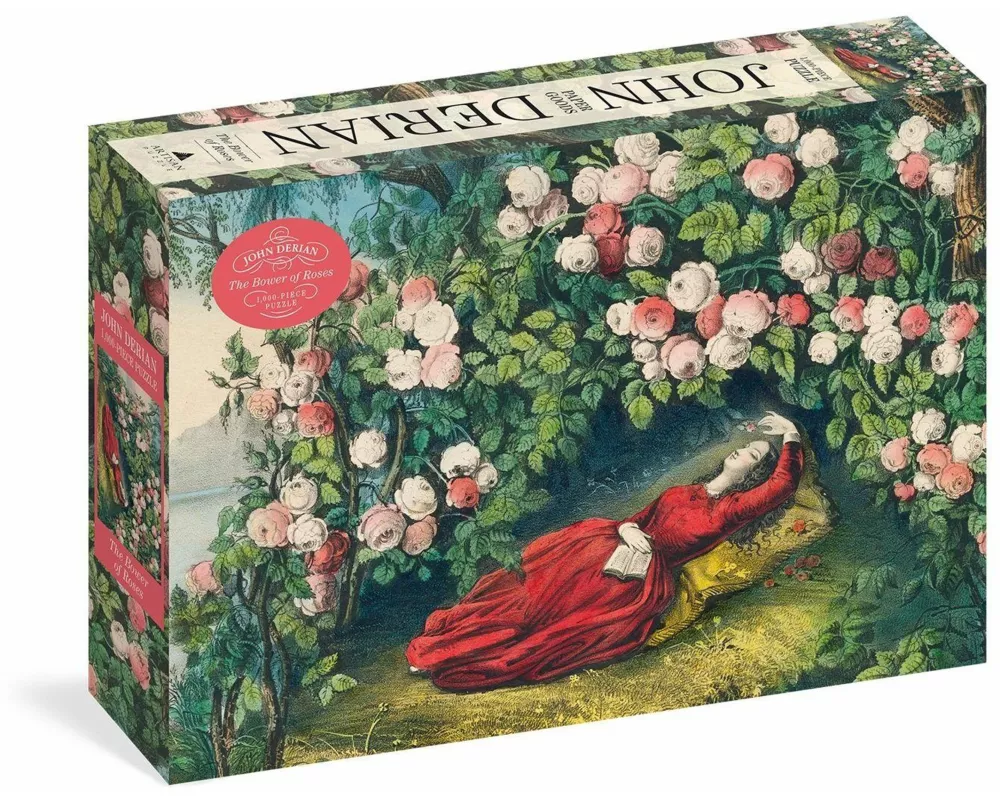 John Derian Paper Goods: The Bower of Roses 1,000-Piece Puzzle