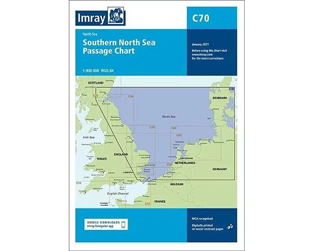 C70 Southern North Sea Passage Chart