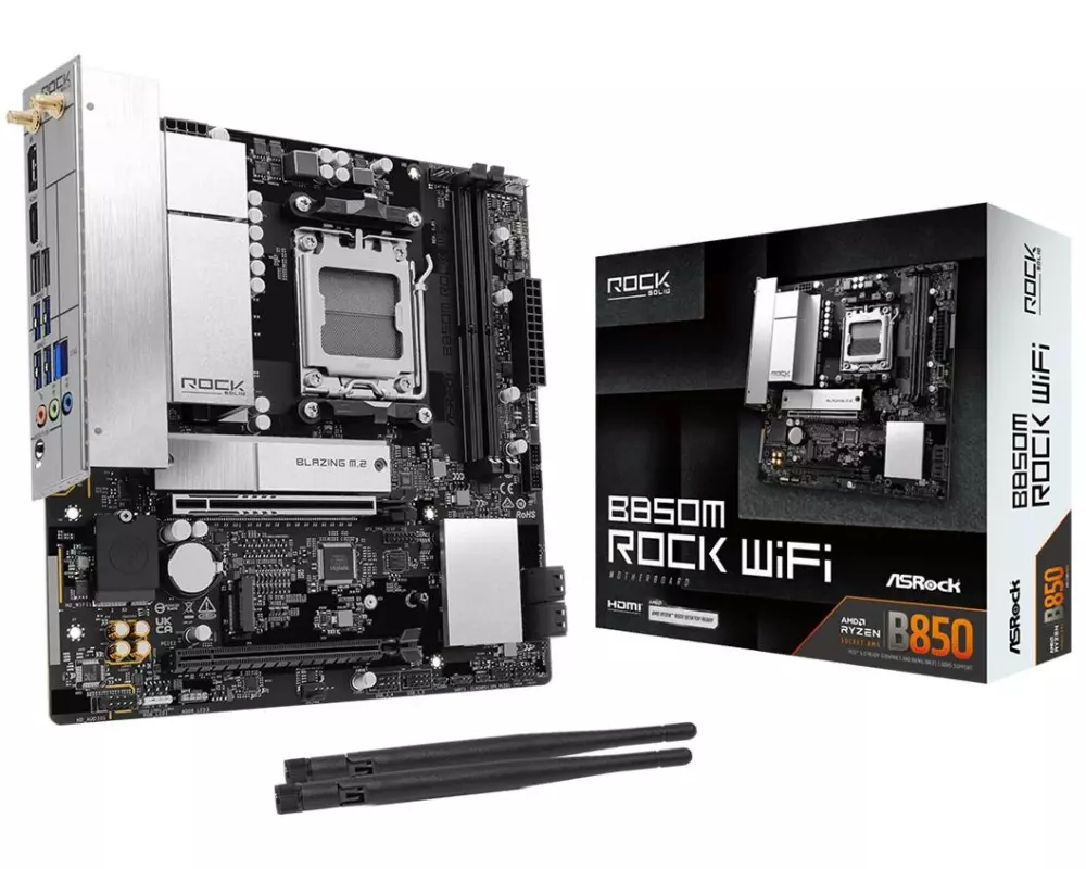 ASRock Mainboard B850M Rock WiFi
