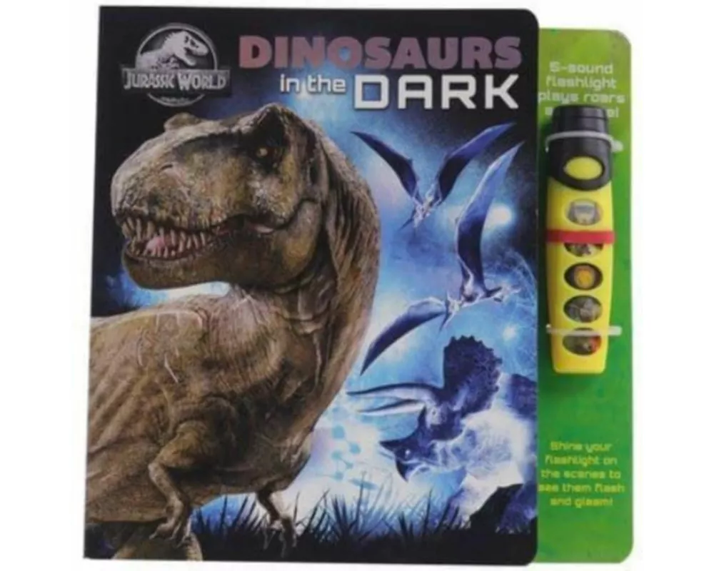Jurassic World Dinosaurs In The Dark Glow Flashlight