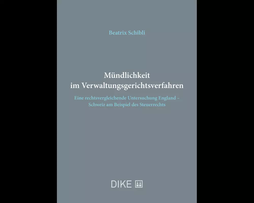 Mündlichkeit im Verwaltungsgerichtsverfahren