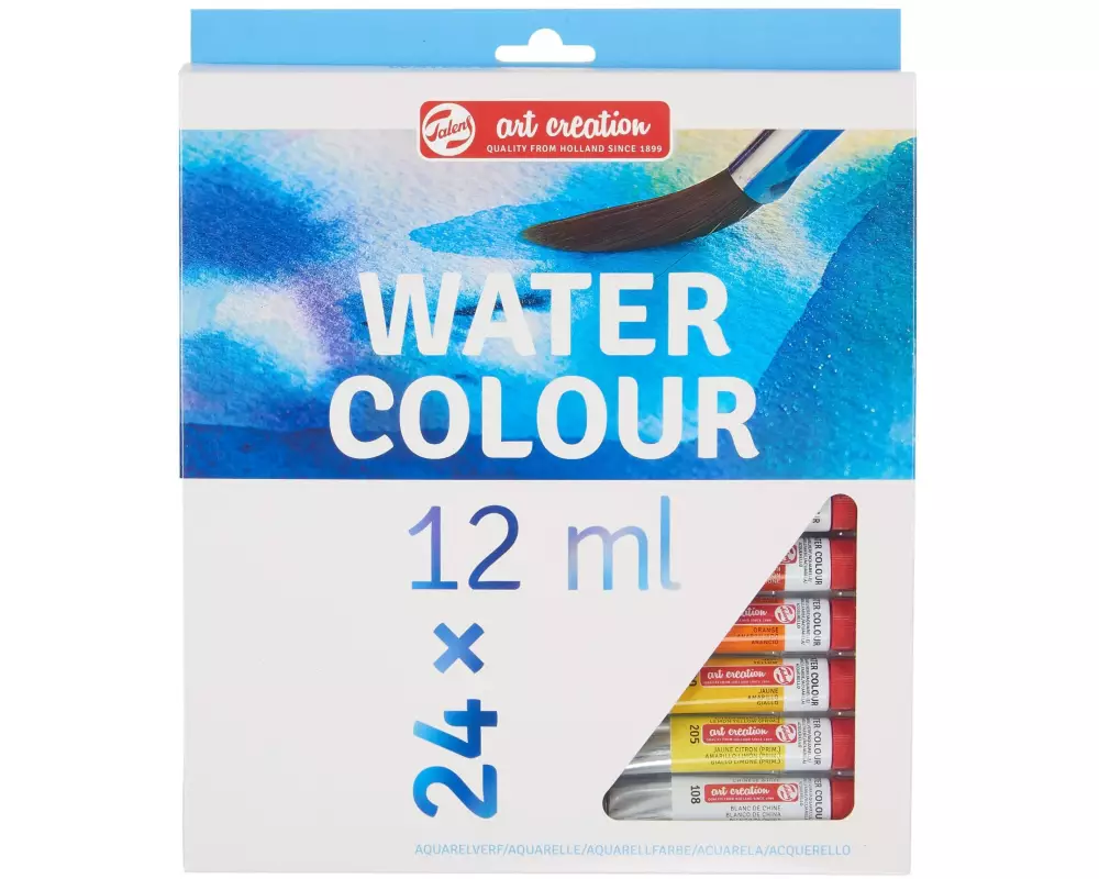 Talens Aquarellfarbe 24er Set, Mehrfarbig