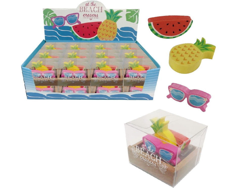 ROOST Radiergummi Set Beach 4457 4-teilig