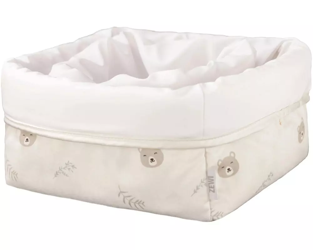 ZEWI bébé-jou Pflegekörbchen plastifiziert Snoozy Bear