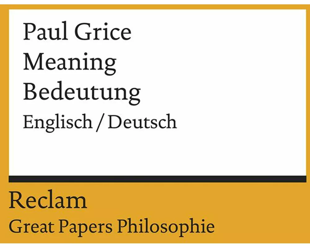 Meaning / Bedeutung. Englisch/Deutsch
