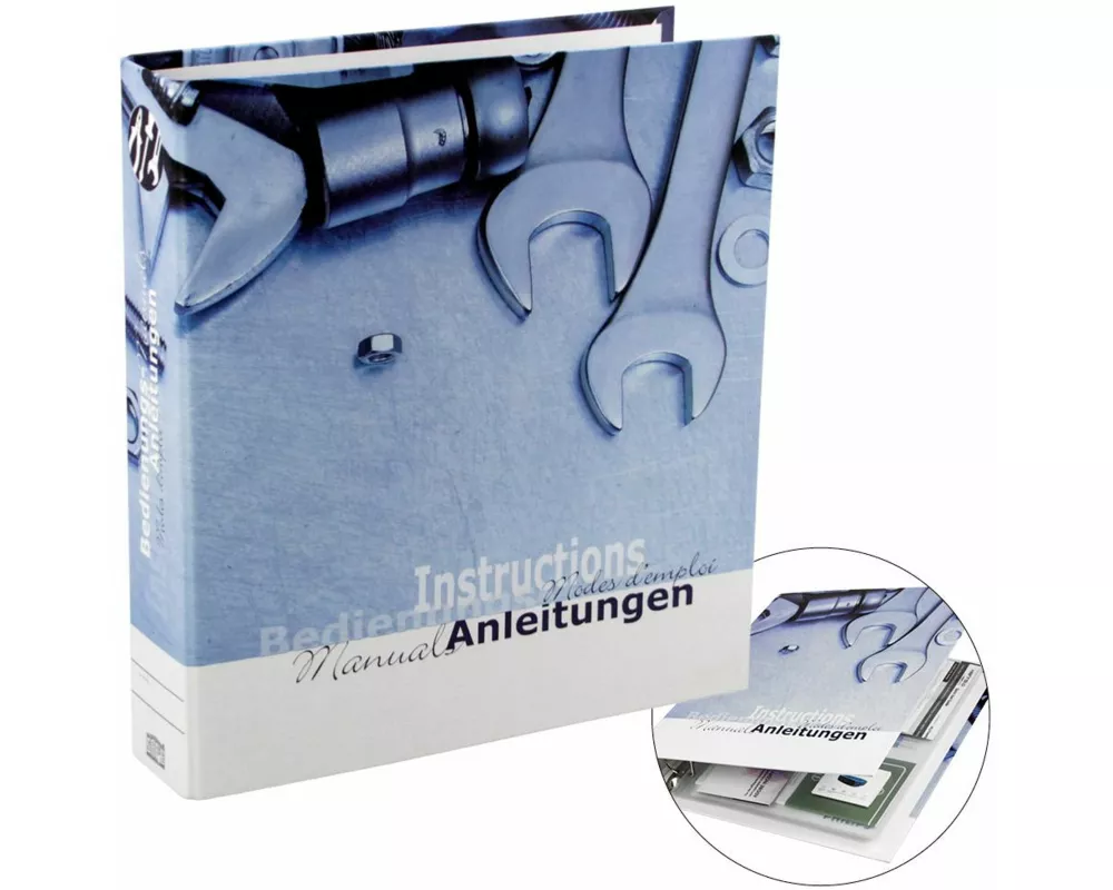 Ordner/ Ringbinder mit Einband nach Themen