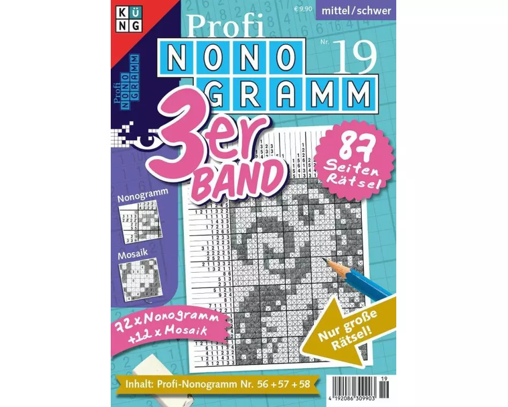 Profi-Nonogramm 3er-Band Nr. 19