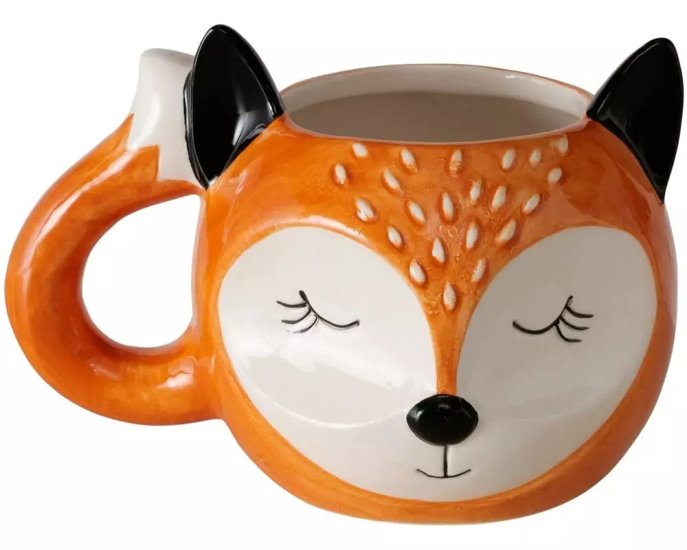 Boltze Universaltasse Fuchsi 350 ml, Braun