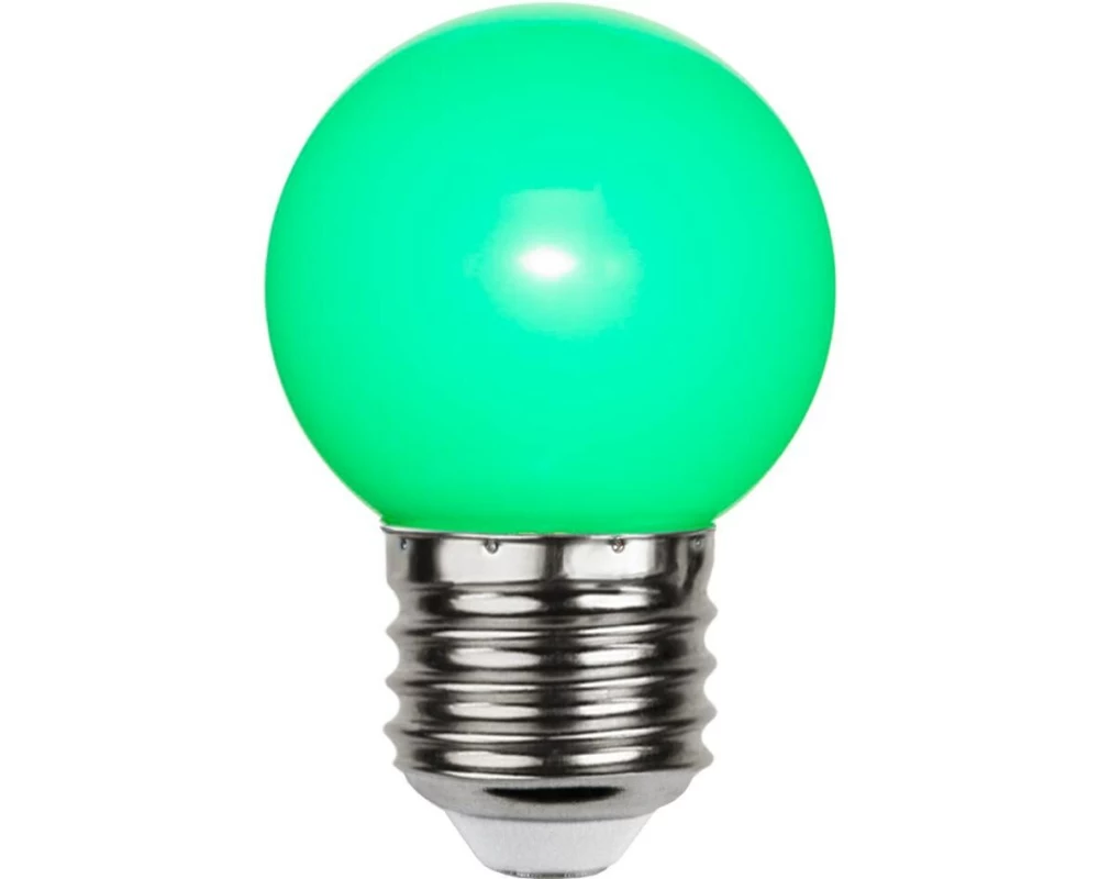 Star Trading LED Leuchtmittel E27 G45 Outdoor Lighting Grün, 1W, 220-240V