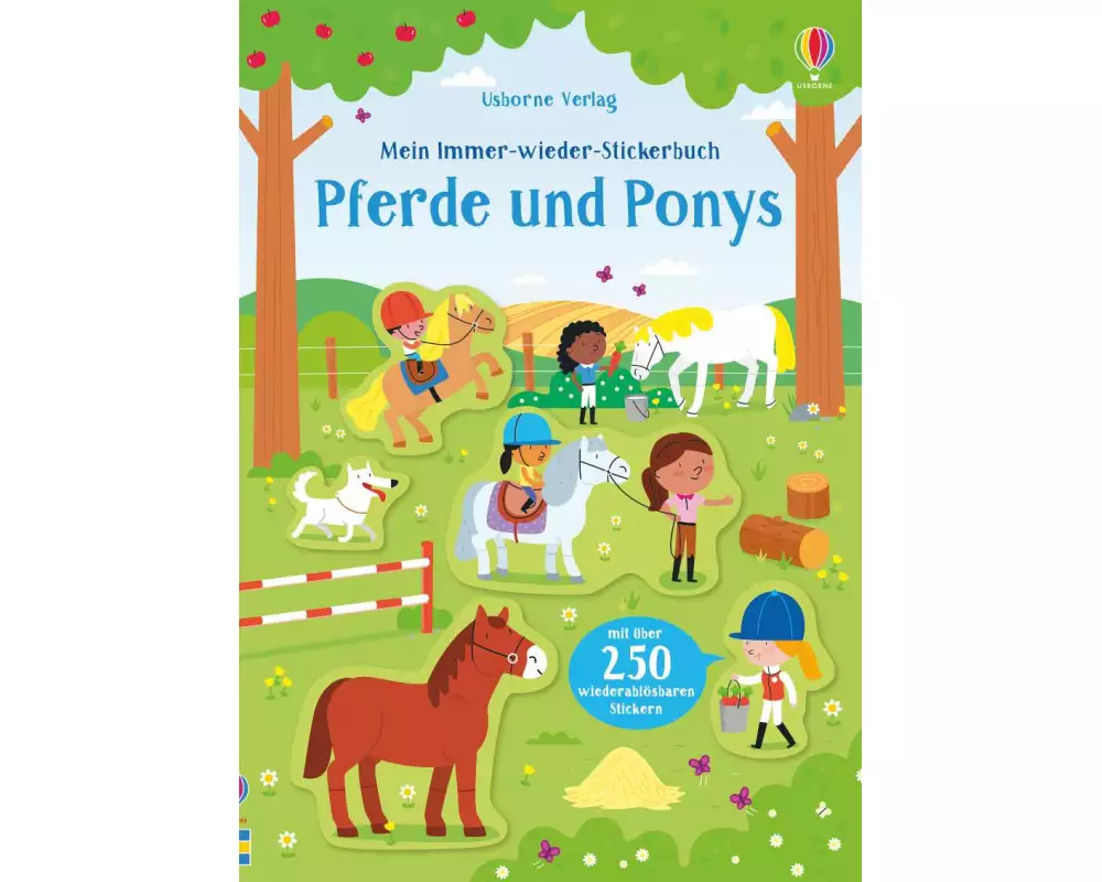 Mein Immer-wieder-Stickerbuch: Pferde und Ponys