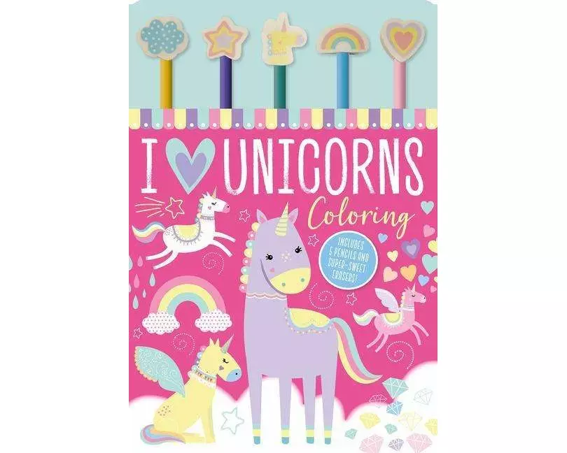 I Love Unicorns Coloring