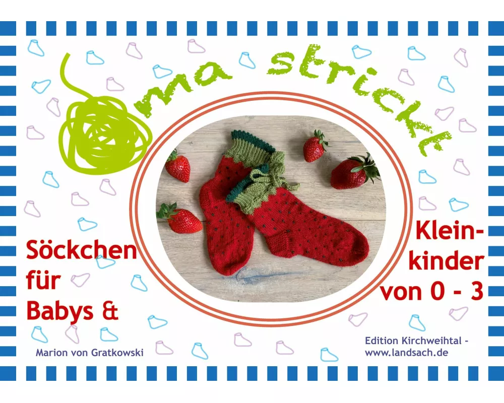 Oma strickt Baby- und Kindersöckchen