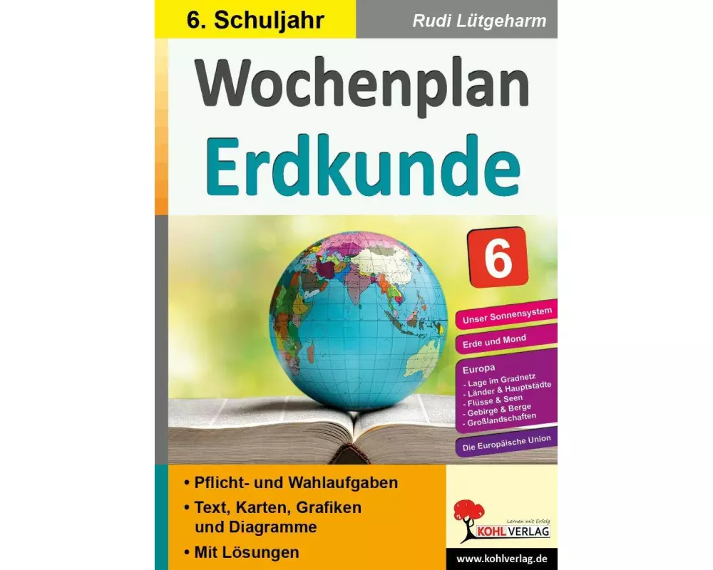 Wochenplan Erdkunde / Klasse 6