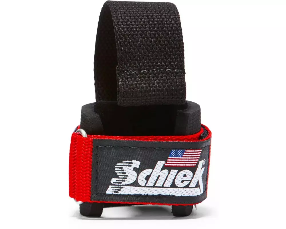 Schiek Sports Deluxe Powerlifting Zughilfen, Rot One Size