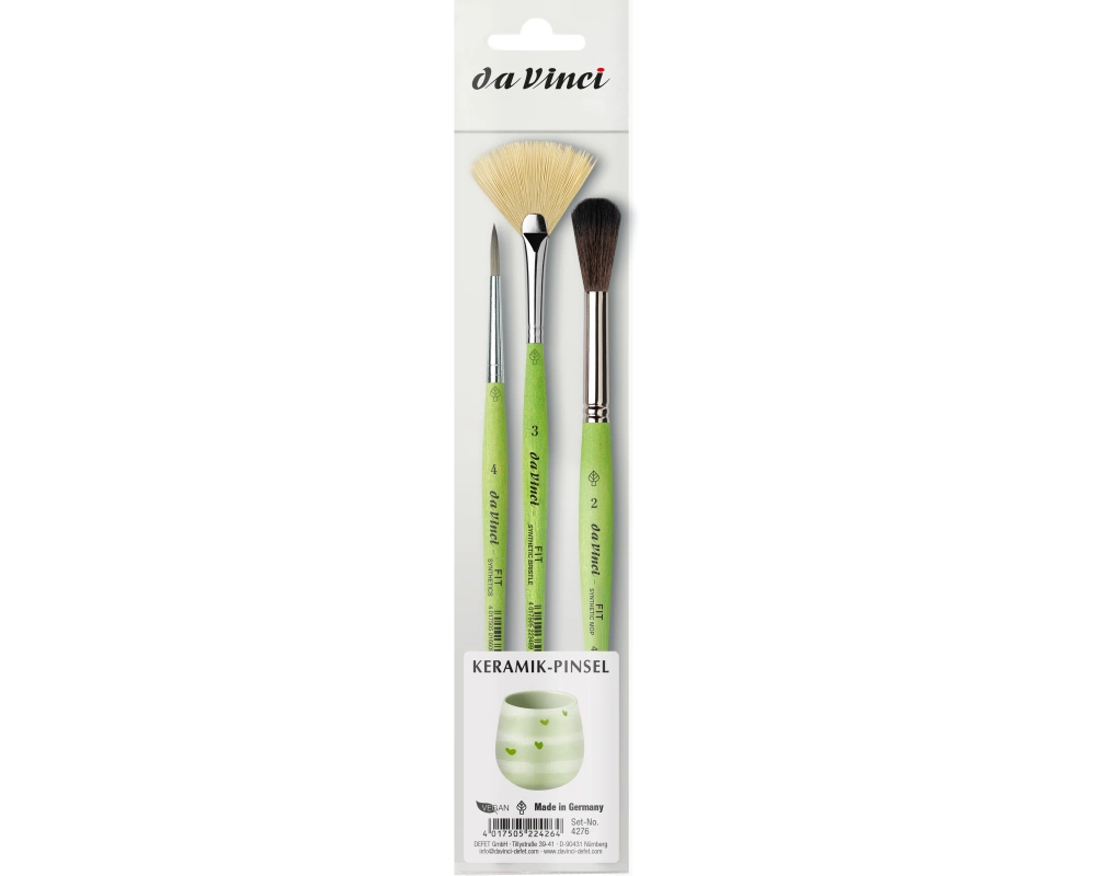 DA VINCI Keramikpinsel-Set Fit VA-4276_0 Grösse ass., Synthetik 3 Stück