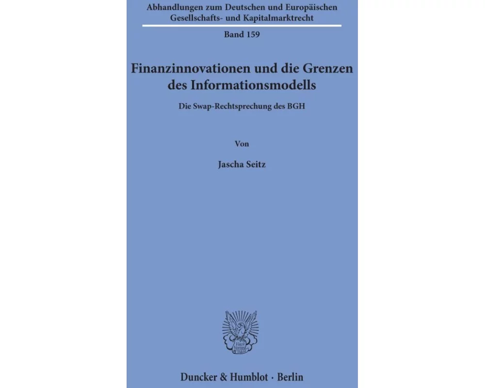 Finanzinnovationen und die Grenzen des Informationsmodells