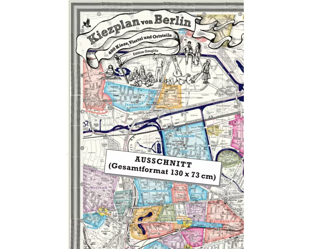 Kiezplan von Berlin